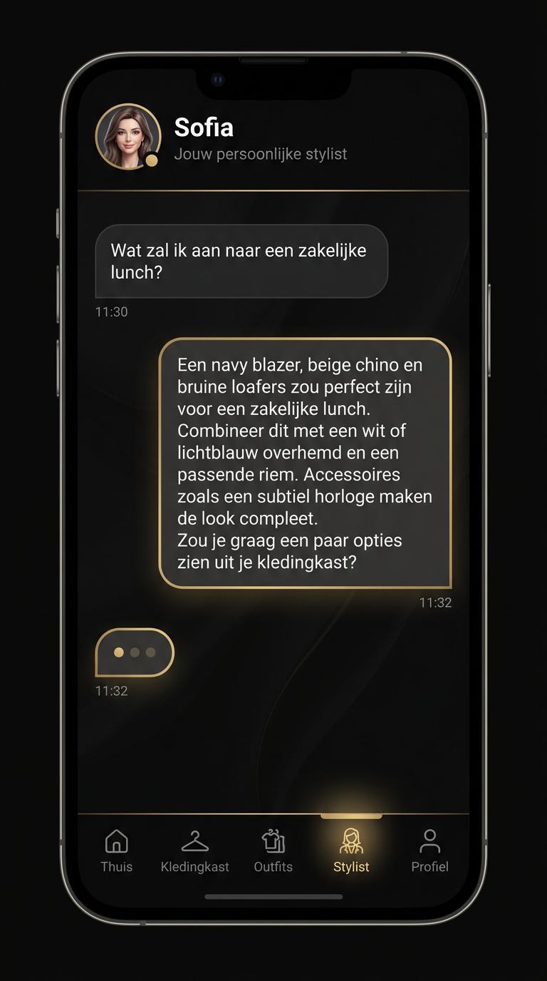 Chat met AI stylist Sofia
